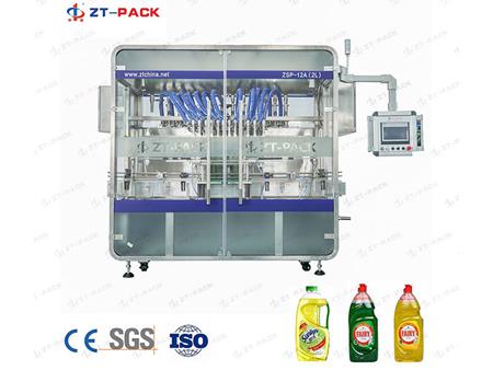 Liquid Soap Detergent Servo Piston Filling Machine